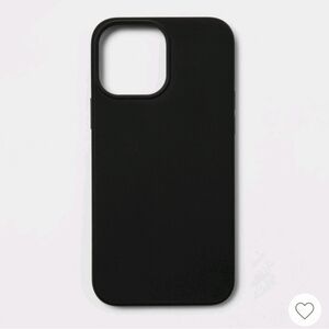 Apple iPhone 12 & 13 Pro Max Magnetic Silicone Phone Case | Heyday-Black